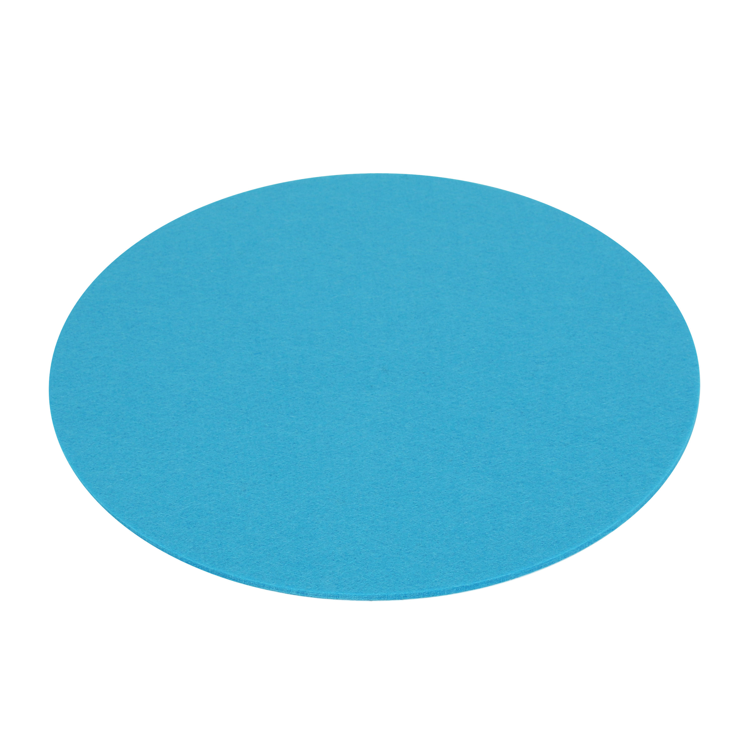 cm Filz Filzmatte FIlzauflage 33 7EVEN Auflage 4mm Einseitig Kreisförmige Blau Rund -