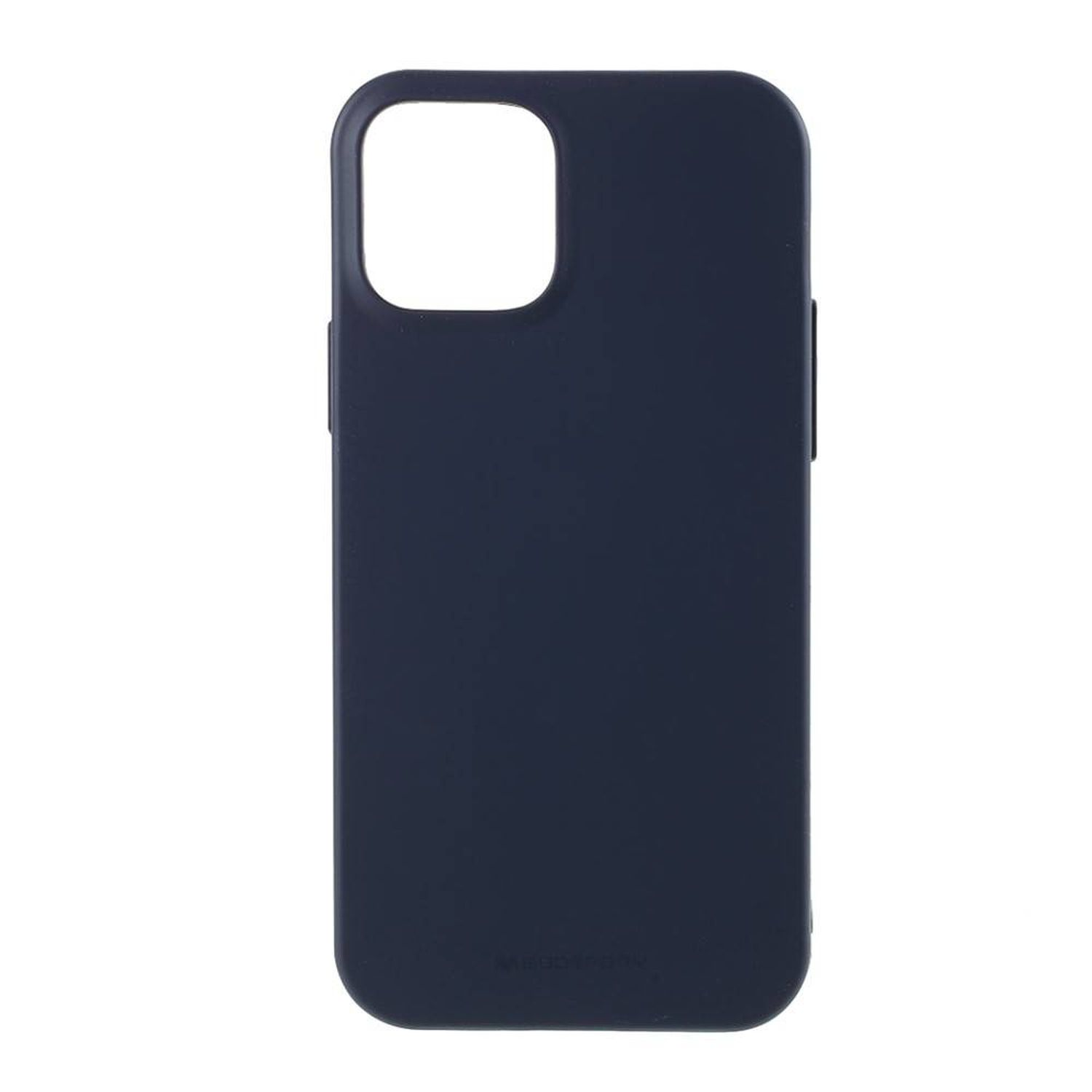 Dunkelblaue Handyhülle mit Kameraausschnitt, schlichtes Design.