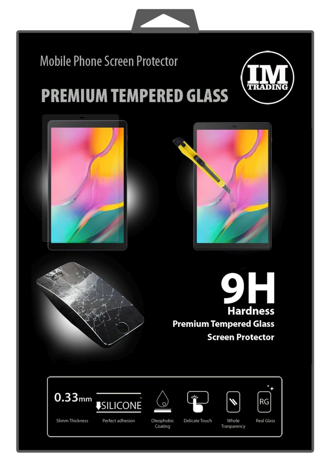 Schutzglas COFI 9H Galaxy 2019) Displayschutz(für Tab Samsung 10.1 A