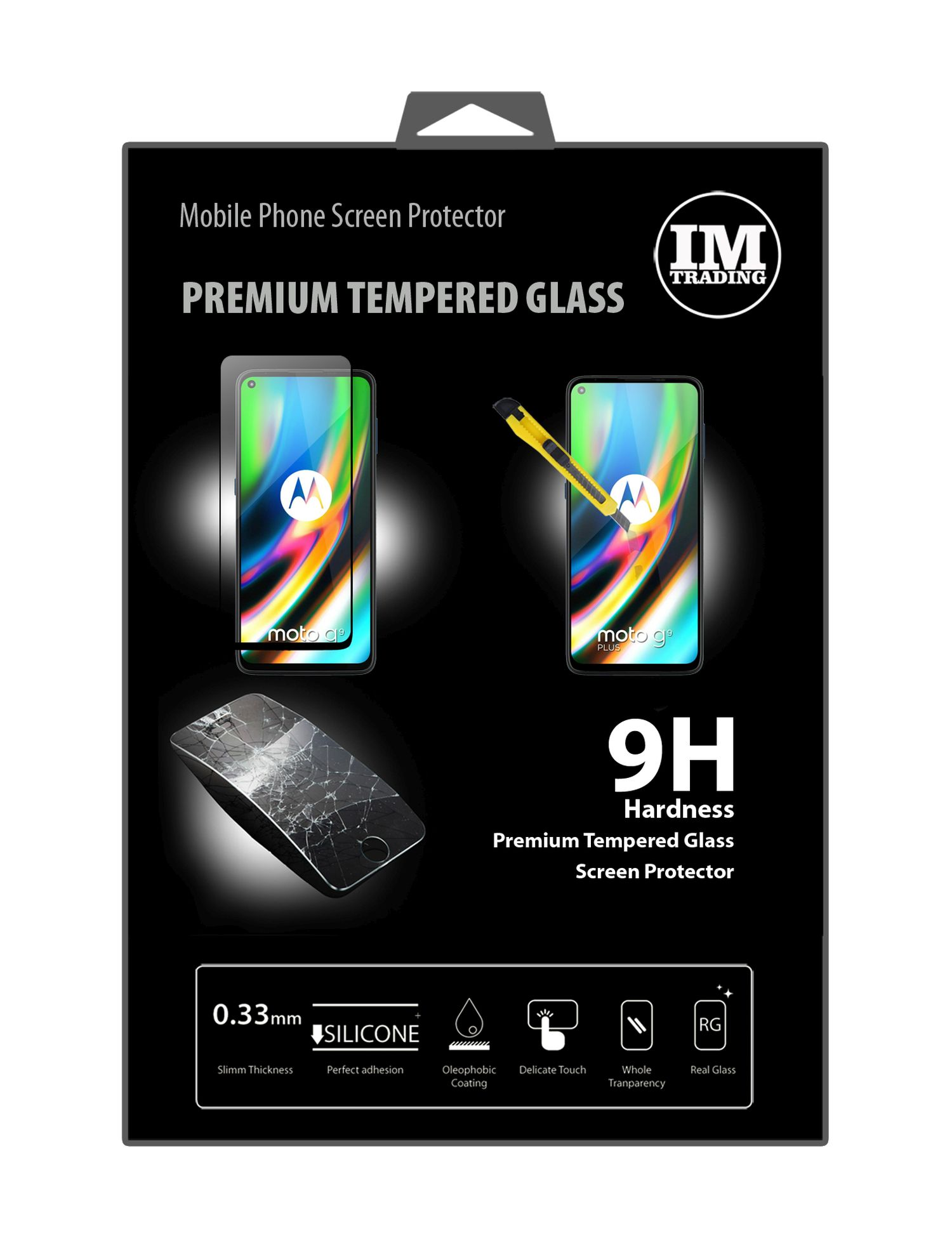 Motorola Schutzglas G9 Plus) COFI 5D Displayschutz(für Moto