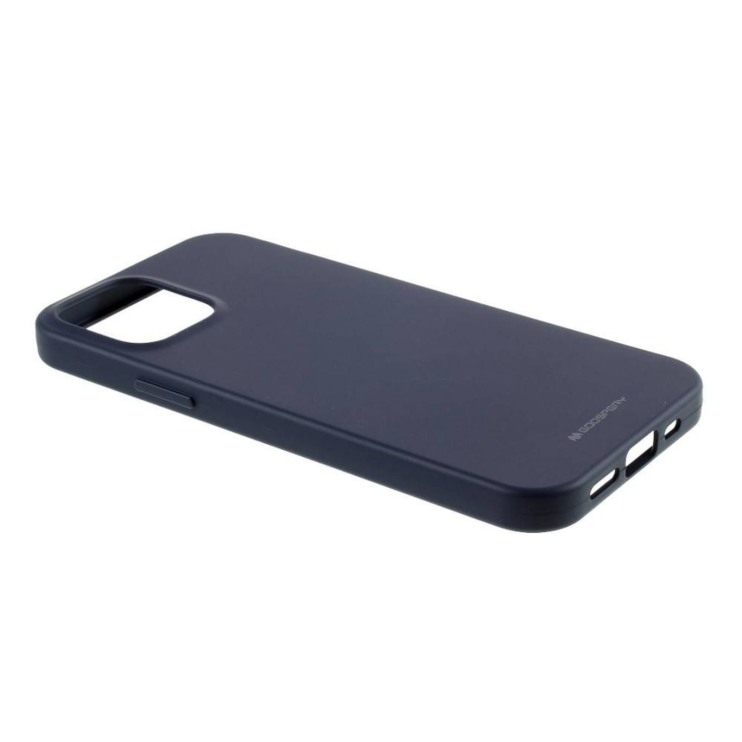 COFI Bumper Jelly Dunkelblau, Schutzhülle mit Apple, 12 12, Bumper, cofi1453® iPhone Case Handyhülle in Case iPhone kompatibel Soft Blau