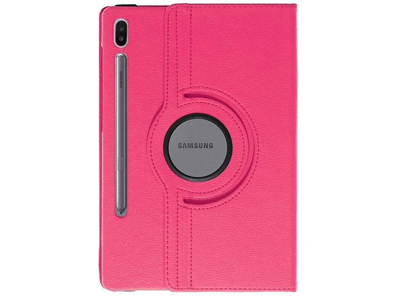 COFI Tablet Hülle Rotierbar Case Bookcover für Samsung Galaxy Tab S6 10.5 Kunstleder, Pink
