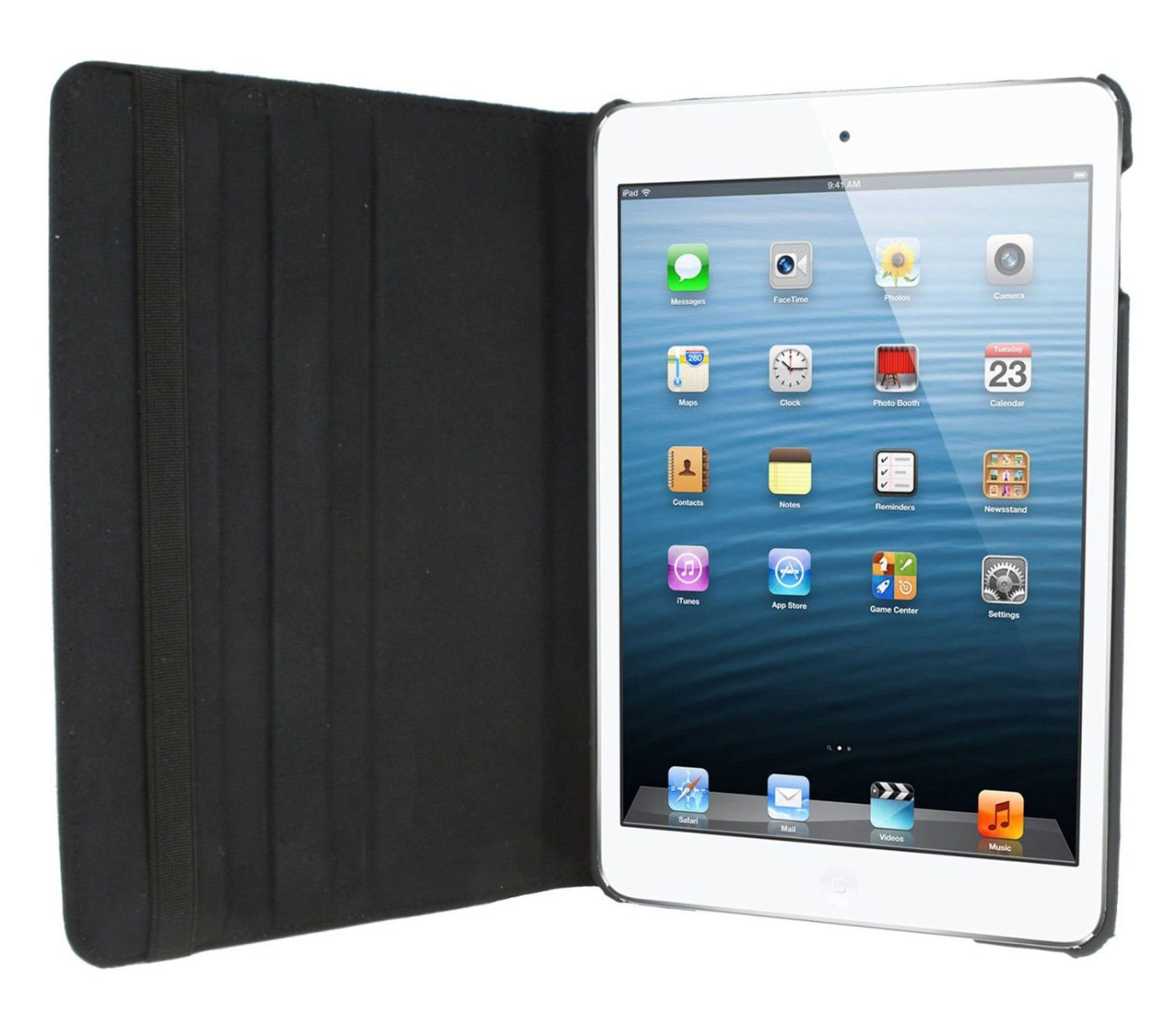 COFI Tablet Hülle Case Bookcover iPad 10.5 Schwarz Kunstleder, für (2017) Pro Apple
