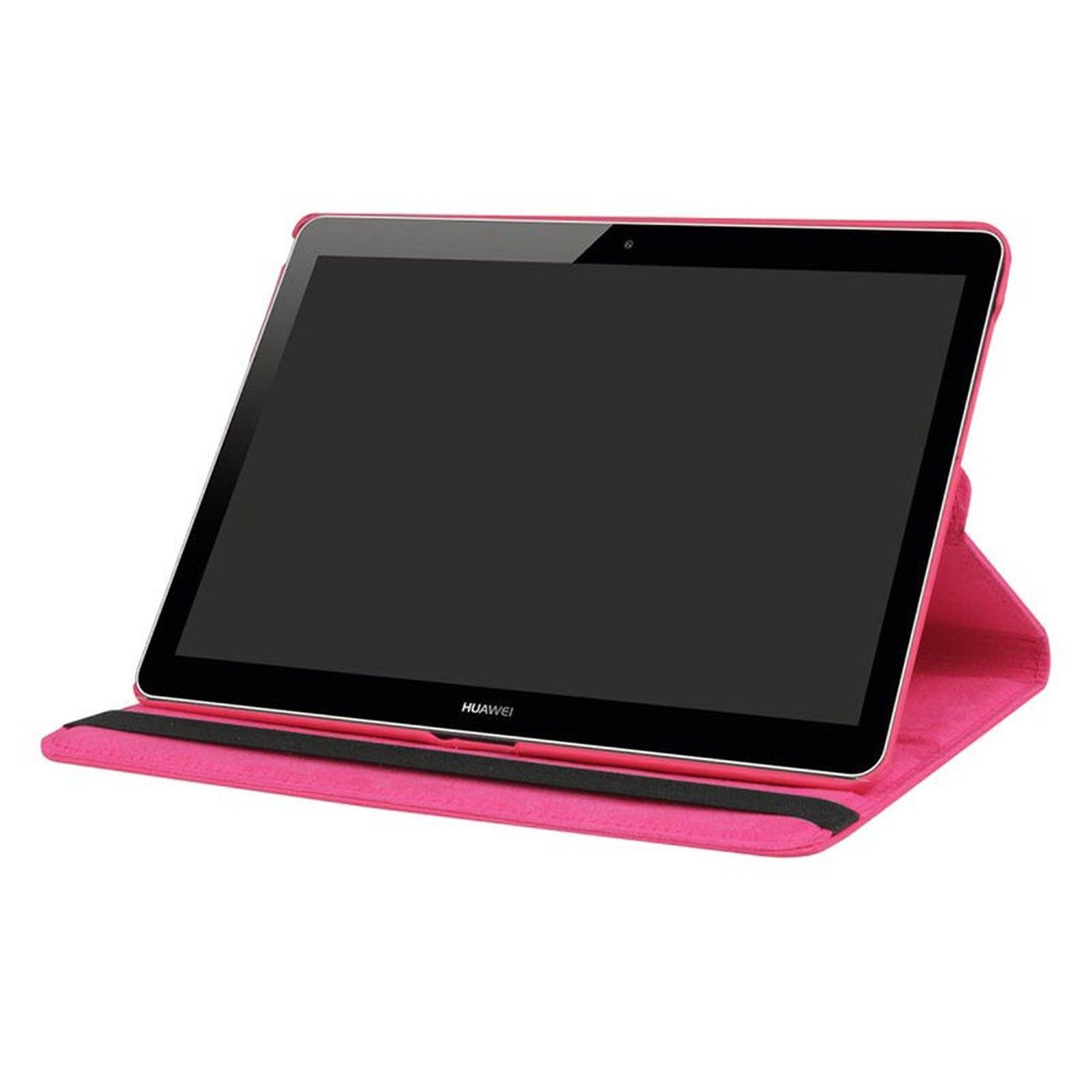 Hülle Rotierbar Case Huawei Pink Kunstleder, T3 Tablet für 9.6 COFI Bookcover MediaPad