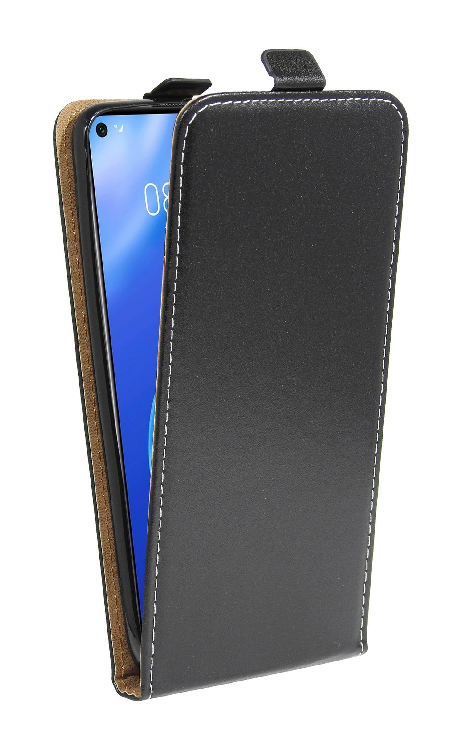 COFI Case, Flip Cover, Huawei, P40 Lite 5G, Schwarz MediaMarkt - Main Image