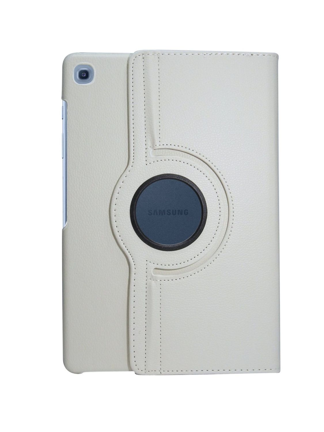für COFI Samsung Hülle Case Tab Tablet 2019 Galaxy 10.1 Weiß Kunstleder, Bookcover Rotierbar A