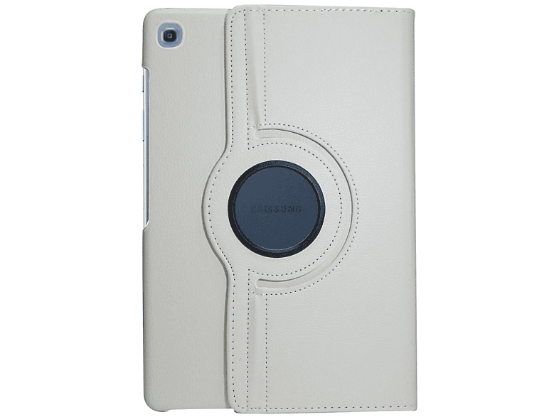 COFI Tablet Hülle Weiß 10.1 Case Bookcover für Kunstleder, Samsung Galaxy Rotierbar A 2019 Tab
