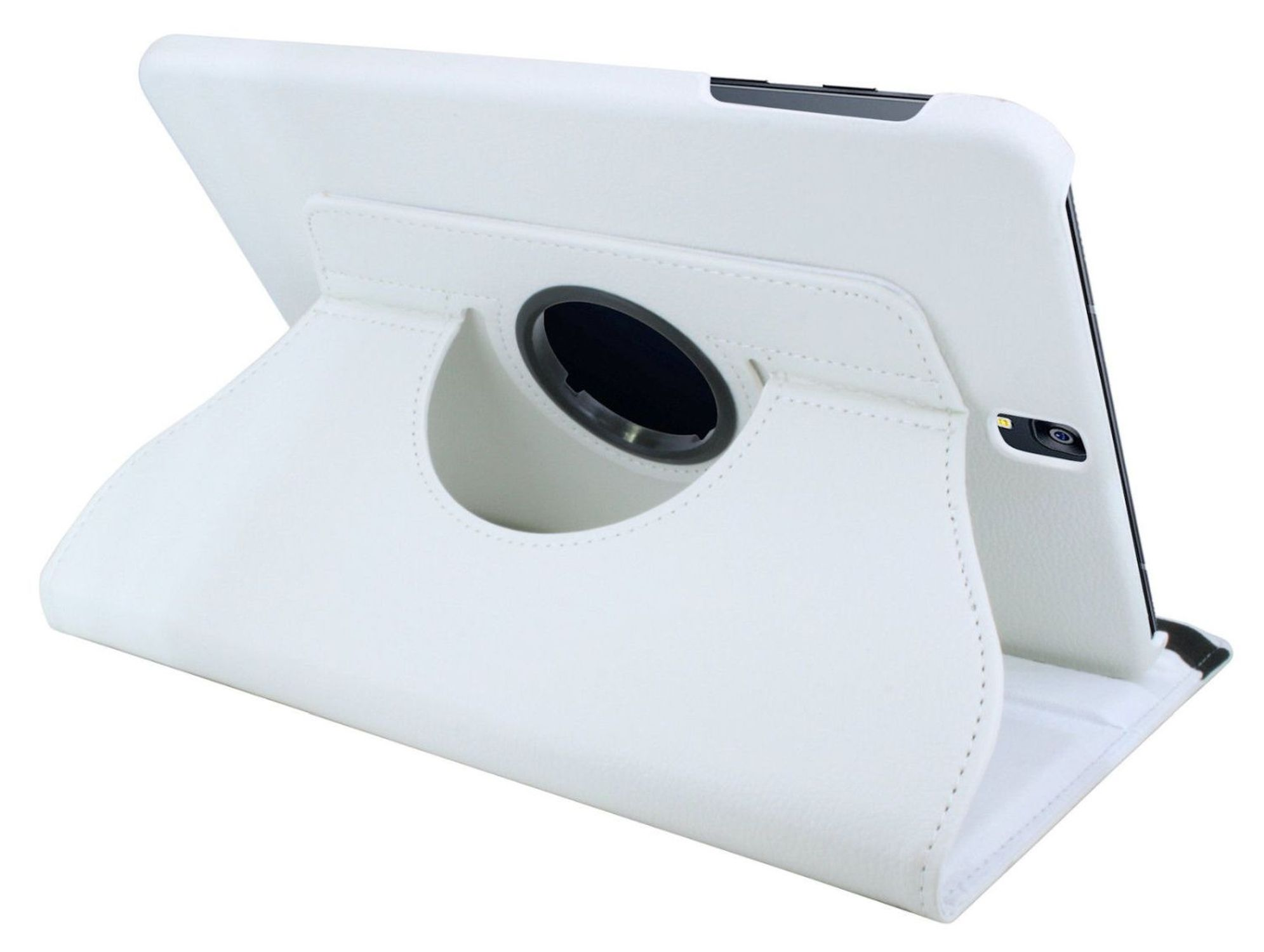 COFI Tablet Rotierbar 9.7 Case S3 Weiß Galaxy Kunstleder, Bookcover Hülle Samsung Tab für