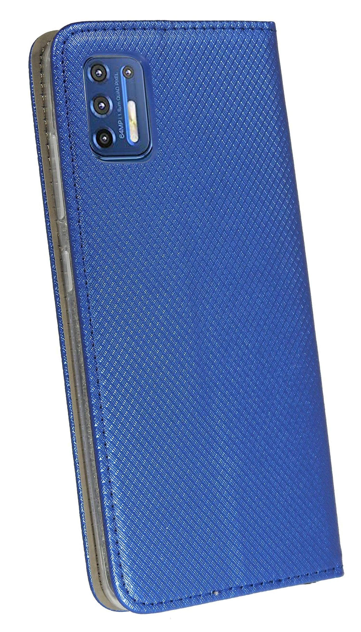 COFI Smart Case, Bookcover, Motorola, Plus, G9 Blau Moto