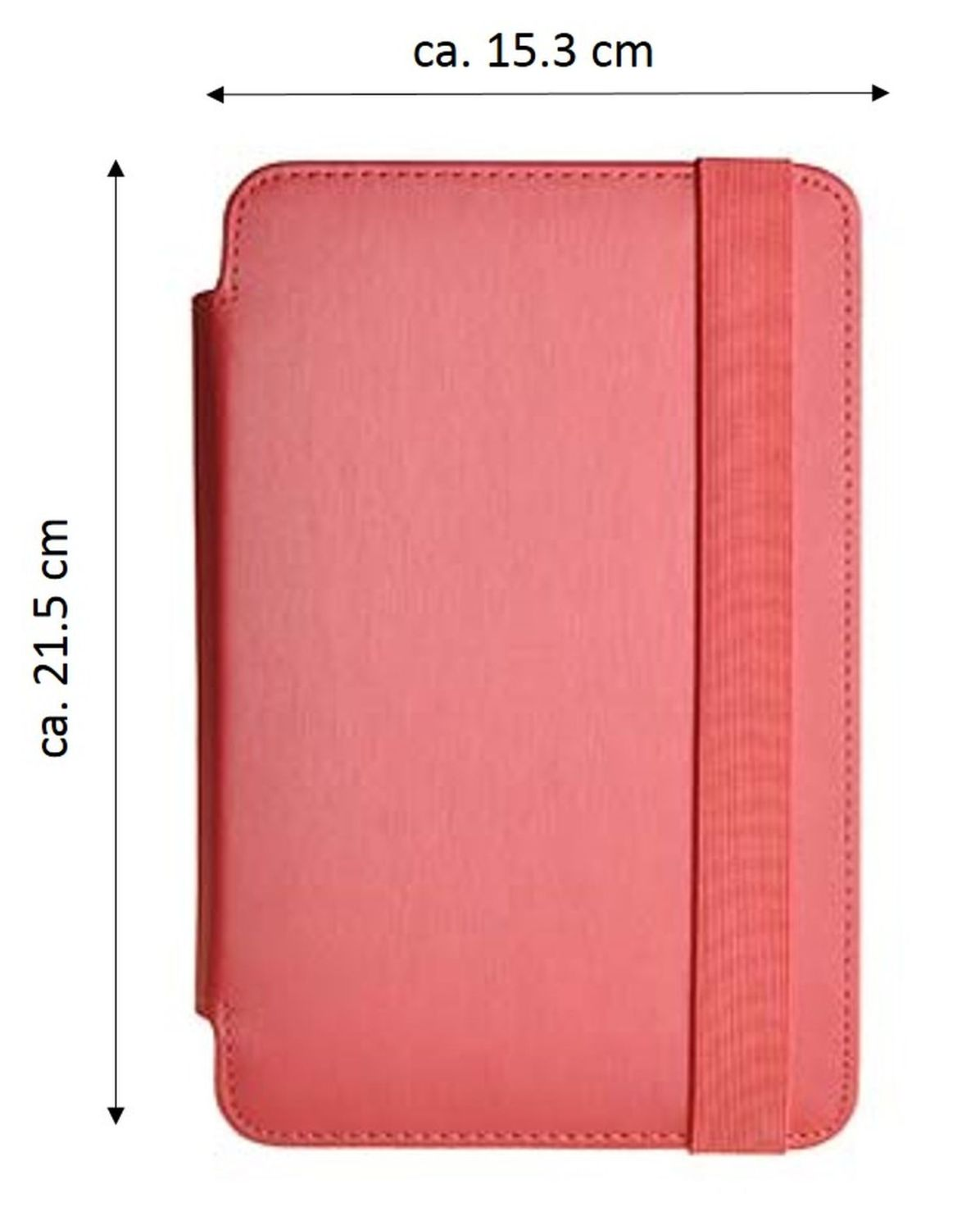 COFI Tablet Hülle Case Bookcover Tablets 8.4 Universal Rot für Zoll Kunstleder