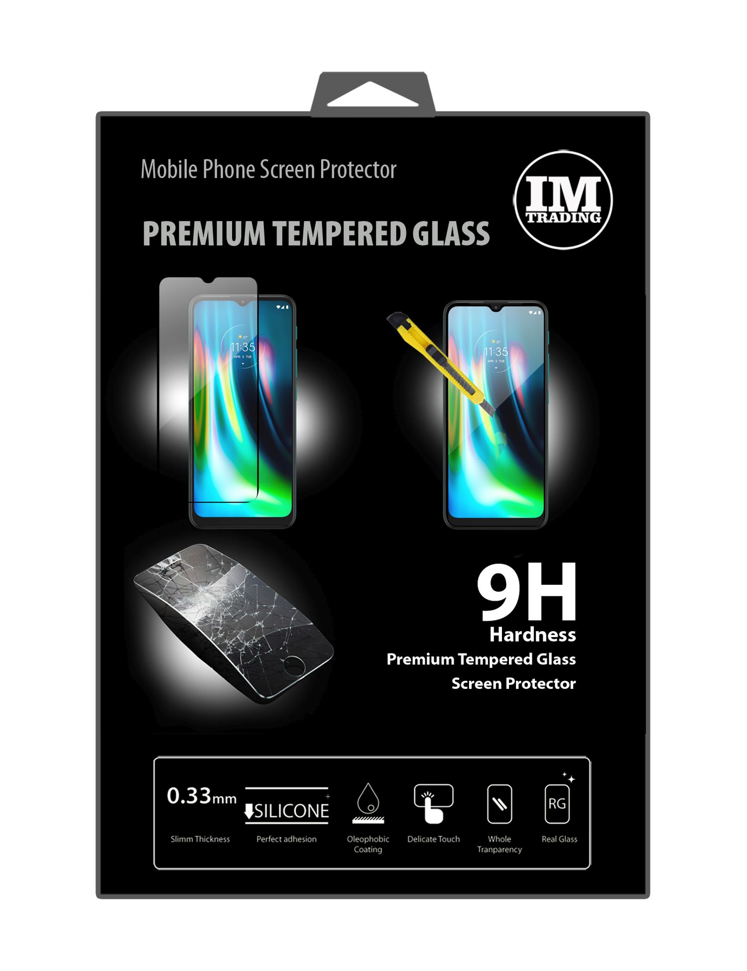Motorola 5D Displayschutz(für Moto COFI Schutzglas Play) G9