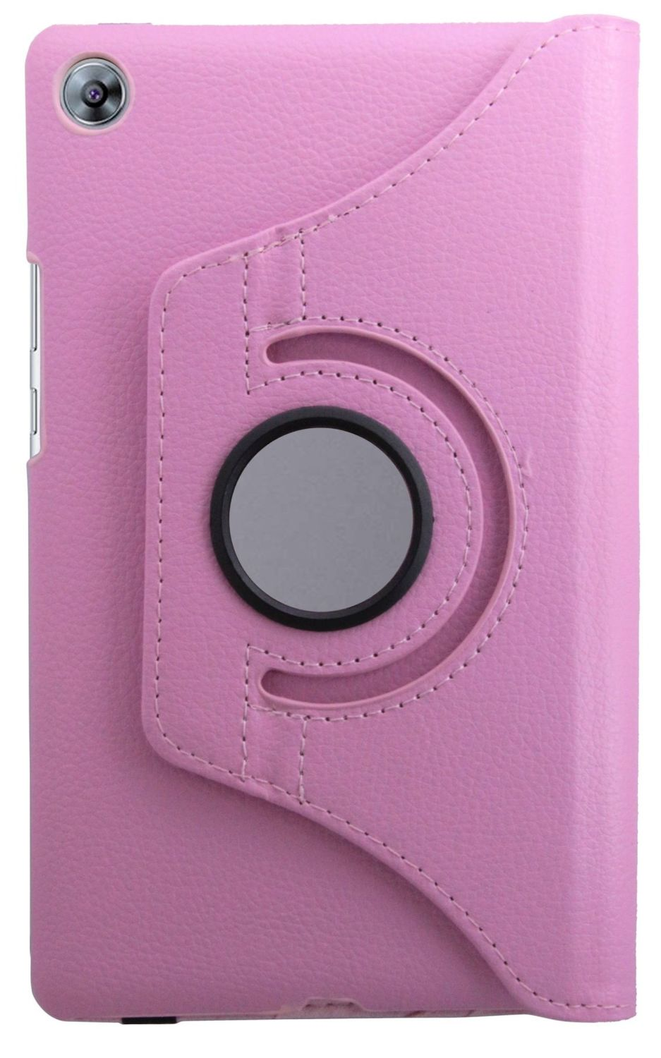 COFI Tablet Hülle Rotierbar Case Huawei M5 Bookcover MediaPad 10.8 Rosa für Kunstleder