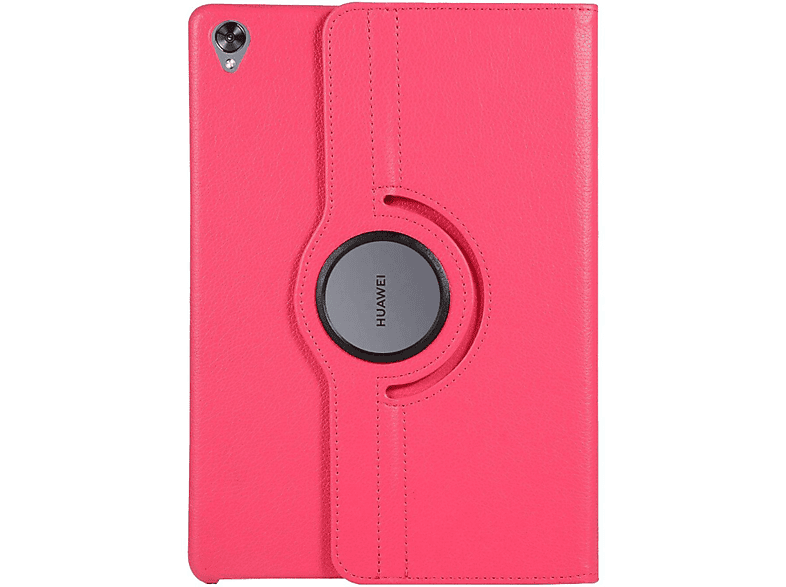 COFI Tablet Hülle Rotierbar Case Bookcover für Huawei MediaPad M6 8.4 Kunstleder, Pink