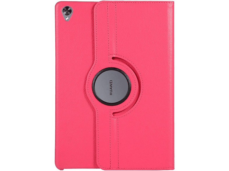 COFI Tablet Hülle Rotierbar Case 8.4 Huawei M6 Bookcover für Kunstleder, MediaPad Pink