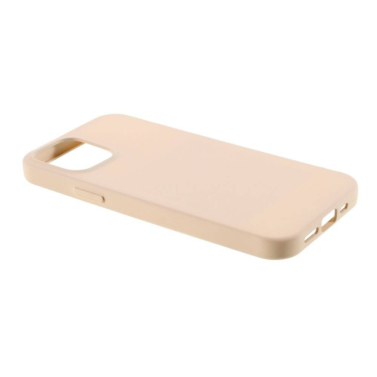 Handyhülle Apple, Beige, Pro cofi1453® Case Bumper, in iPhone kompatibel Soft 12 iPhone COFI 12 Pro, Jelly Bumper Case mit Schutzhülle Beige