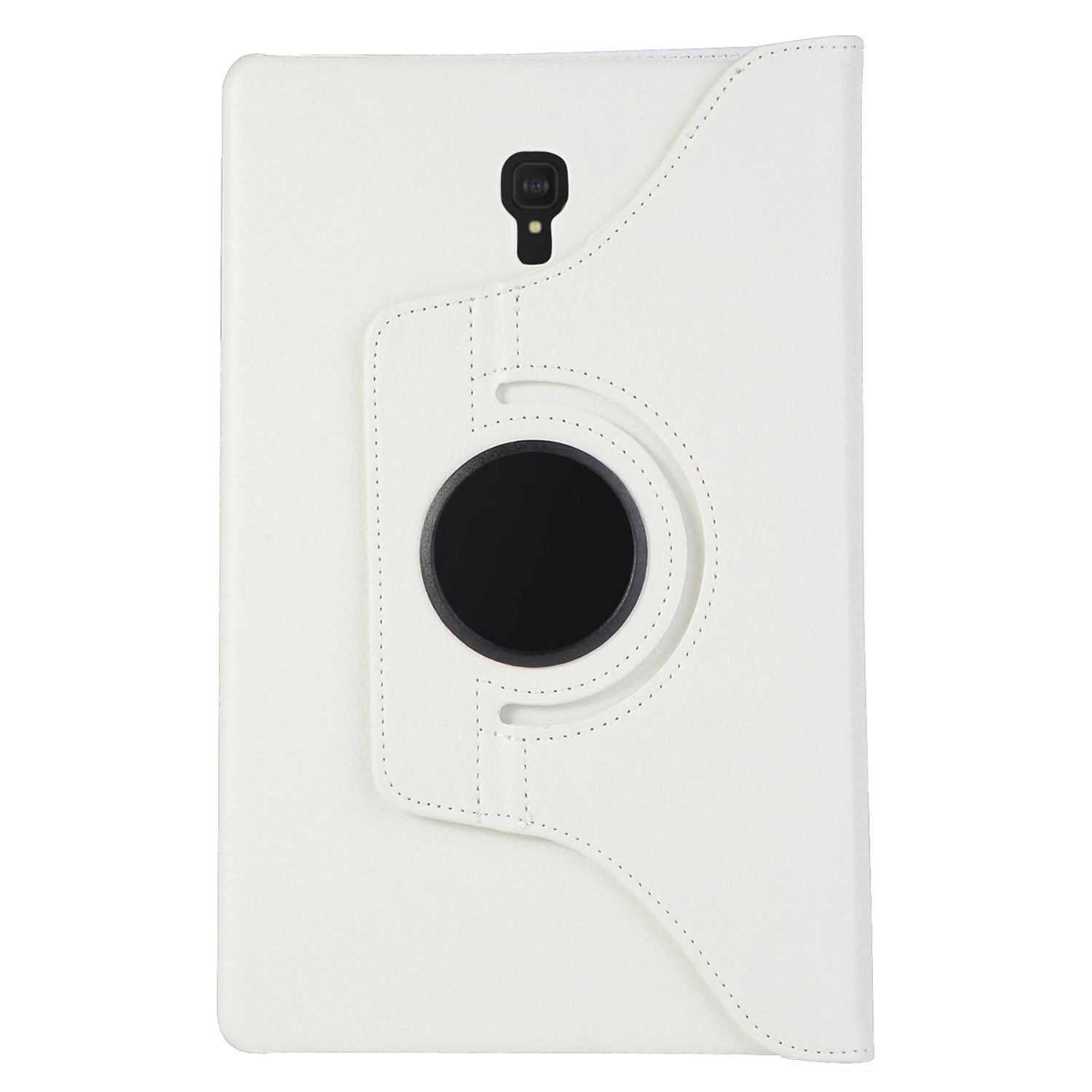 COFI Tablet Hülle Samsung für Tab 2018 10.5 Case Rotierbar A Bookcover Weiß Kunstleder, Galaxy
