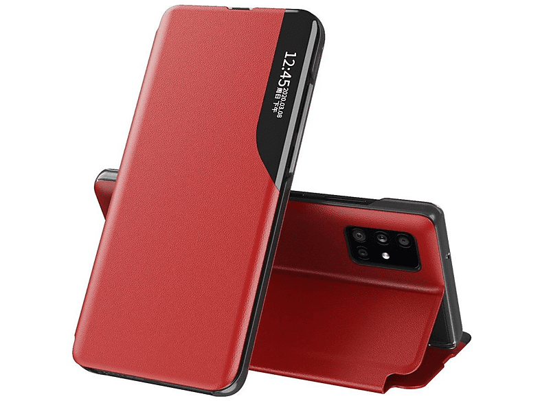 COFI Smart View Case, Bookcover, Huawei, P40 Lite, Rot