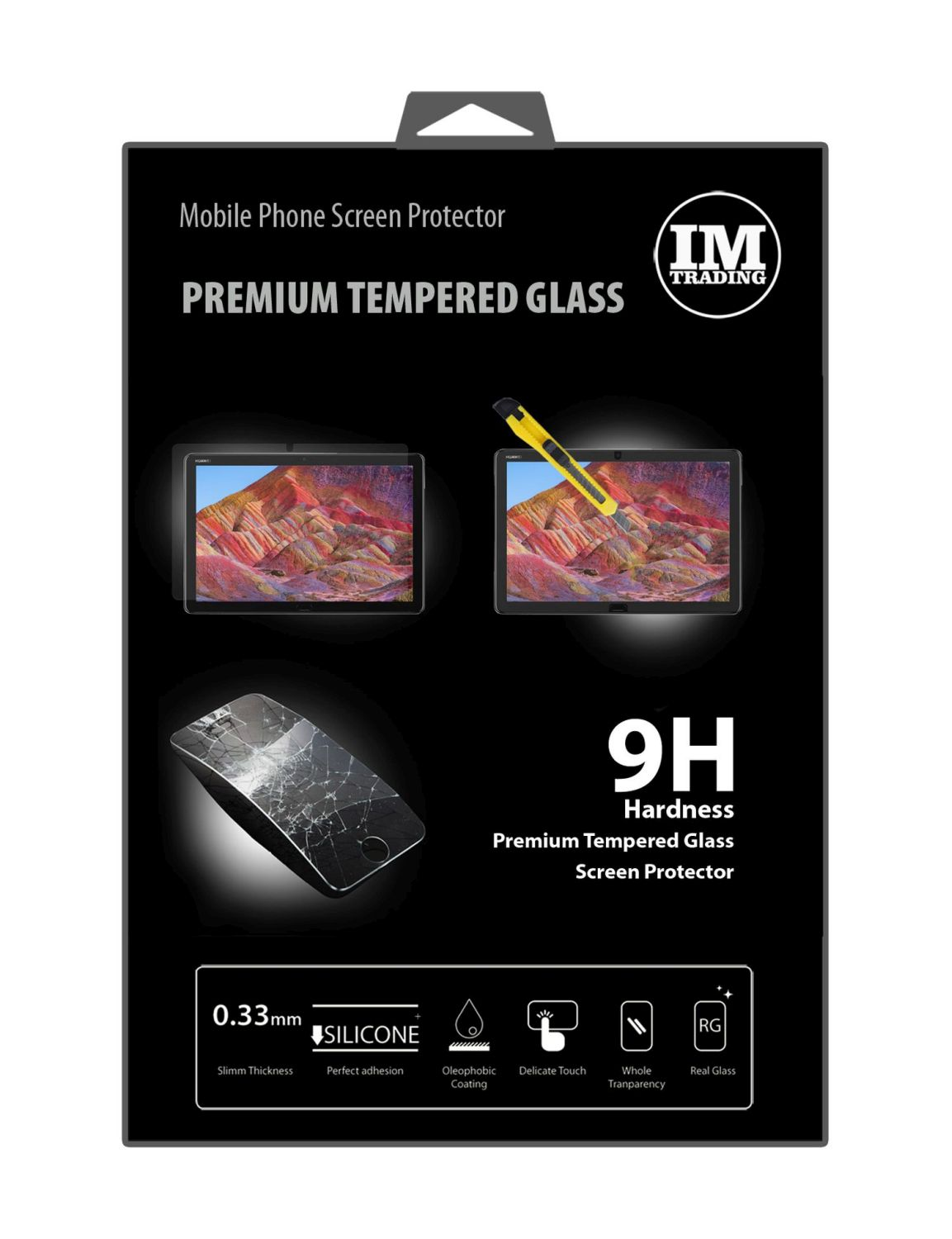 COFI 9H Schutzglas MediaPad Lite Displayschutz(für M5 Huawei 10.0)