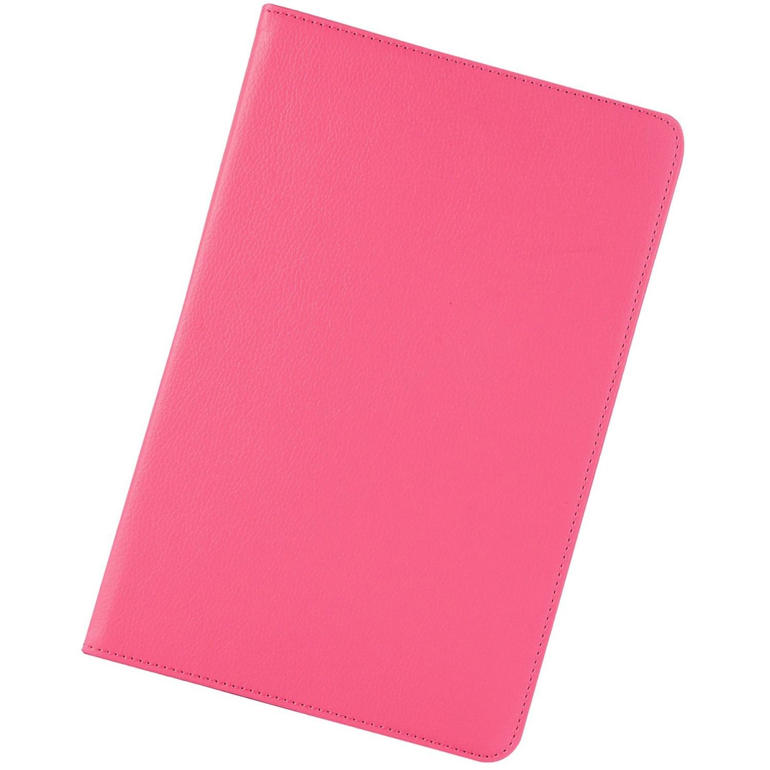 Rosa Tablet-Hülle mit glatter Oberfläche, geschlossen.