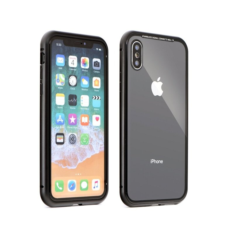 Zwei iPhones, rechts mit transparenter Hülle.