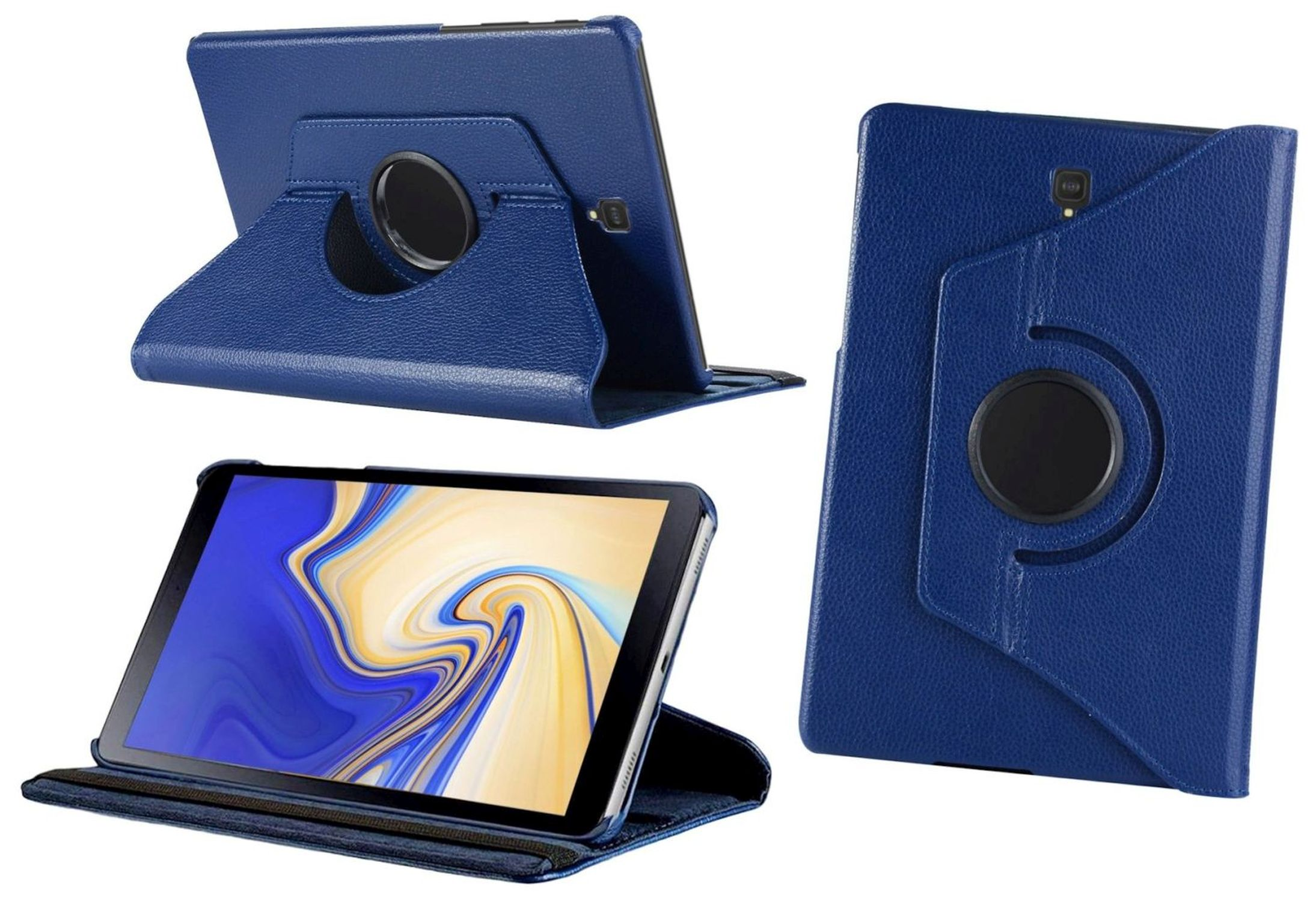 Kunstleder, Galaxy Case Samsung Tablet COFI Hülle für Tab Bookcover S4 10.5 Blau Rotierbar