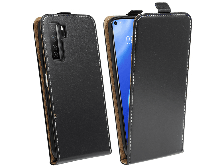COFI Case, Flip Cover, Huawei, Schwarz P40 5G, Lite