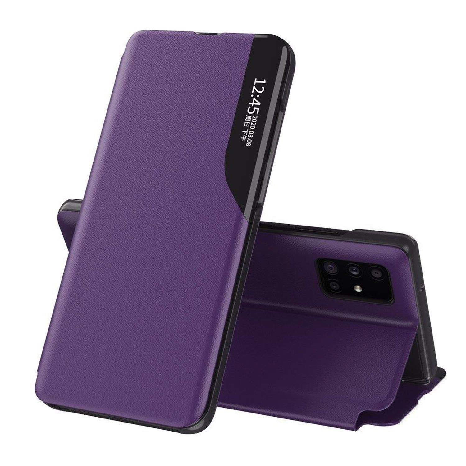 Violett Case, Smart COFI Bookcover, P40 Huawei, Lite, View