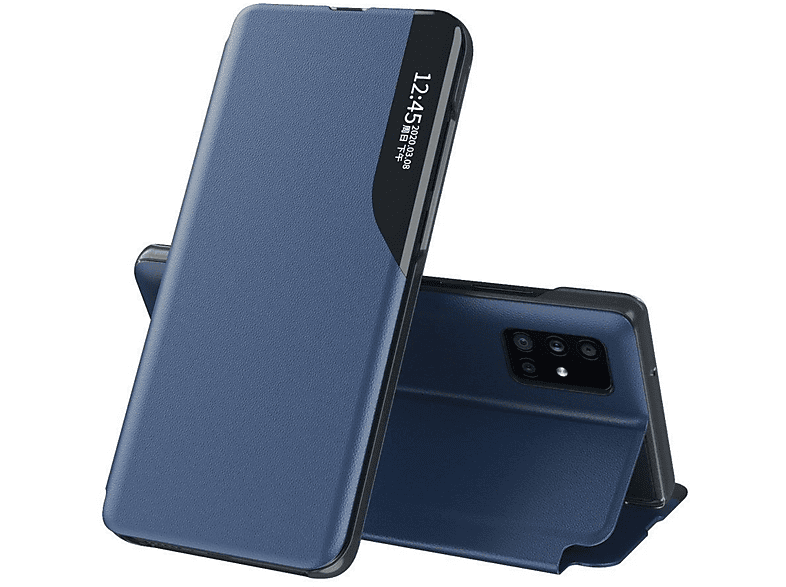 COFI Smart View Case, Blau Samsung, Galaxy Bookcover, S20 Ultra