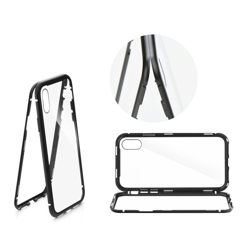 COFI 360 Metall 7 Case, Schwarz Pro, Cover, OnePlus, Full