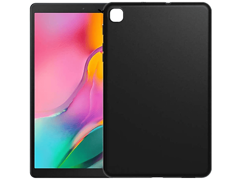 COFI Tablet Hülle Silikon Case Bumper für Samsung Galaxy Tab A 8.4 2020 Kunststoff, Schwarz