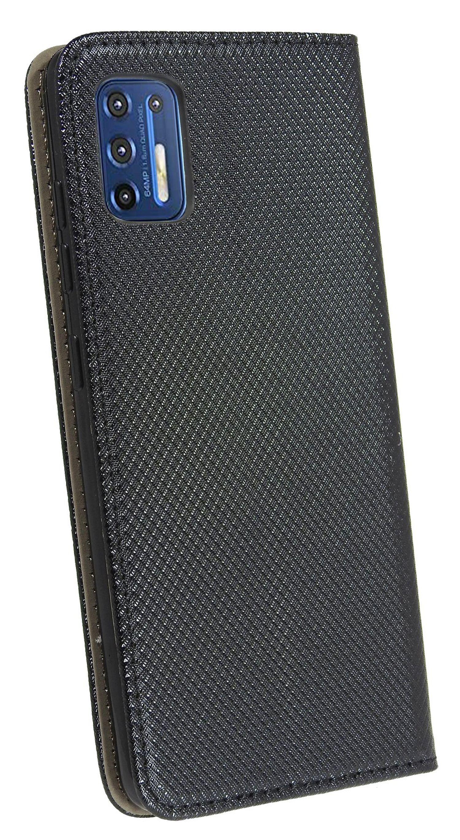 COFI Smart Case, Bookcover, Motorola, Schwarz G9 Moto Plus