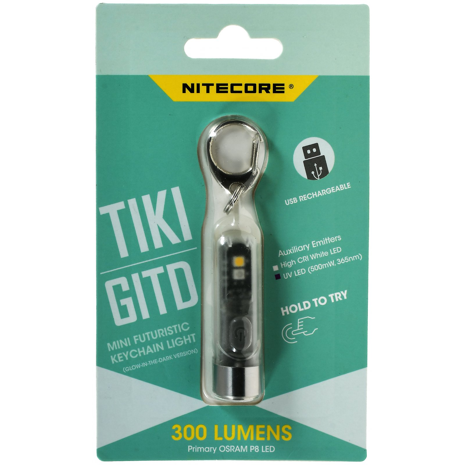 TIKI in the Dark Glow - GITD Zubehör NITECORE