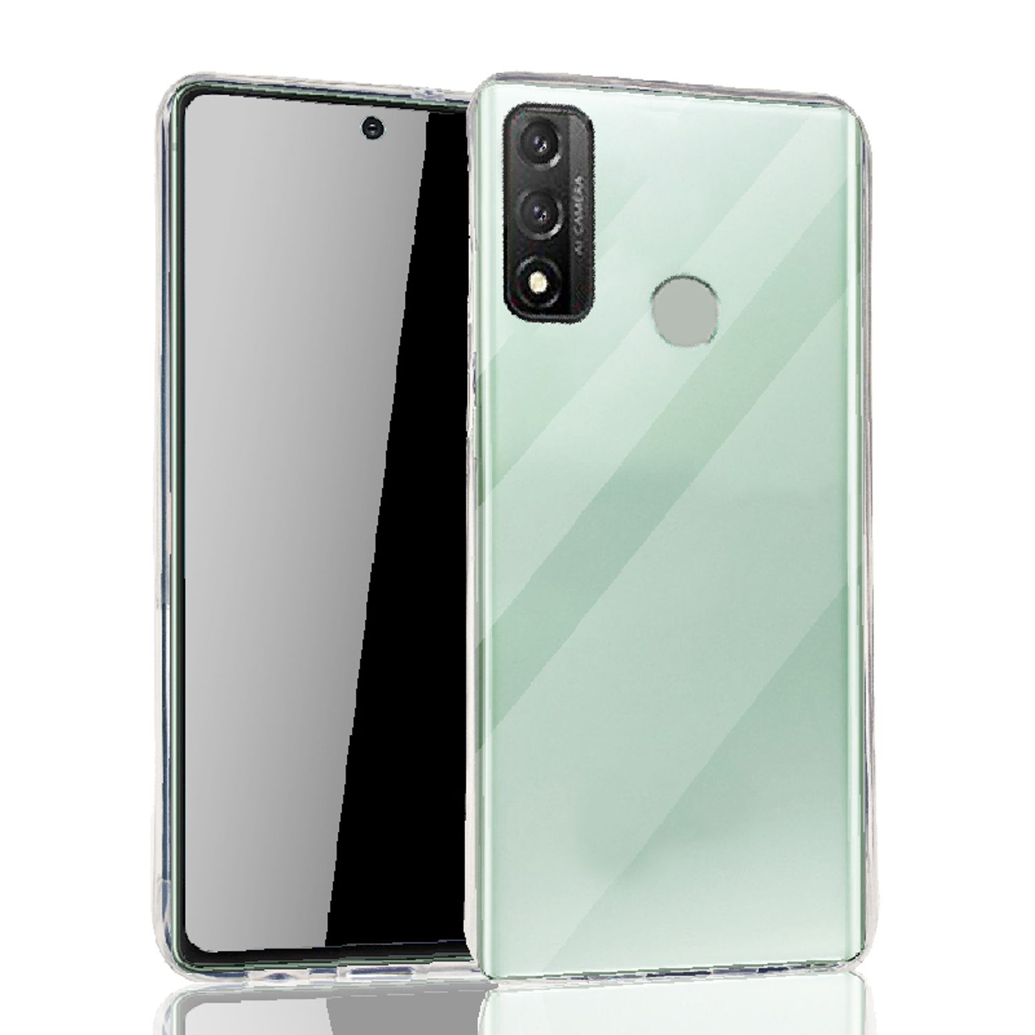 KÖNIG DESIGN Handyhülle Ultra Dünn Huawei, Bumper, 2020, P smart Transparent Backcover