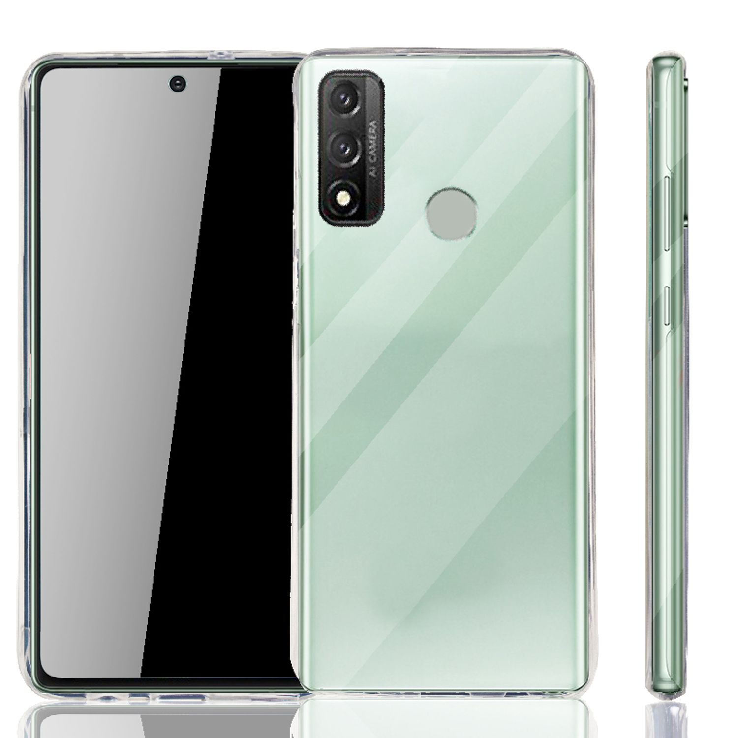 Bumper, DESIGN Ultra KÖNIG Transparent Huawei, Backcover, Handyhülle Dünn P smart 2020,