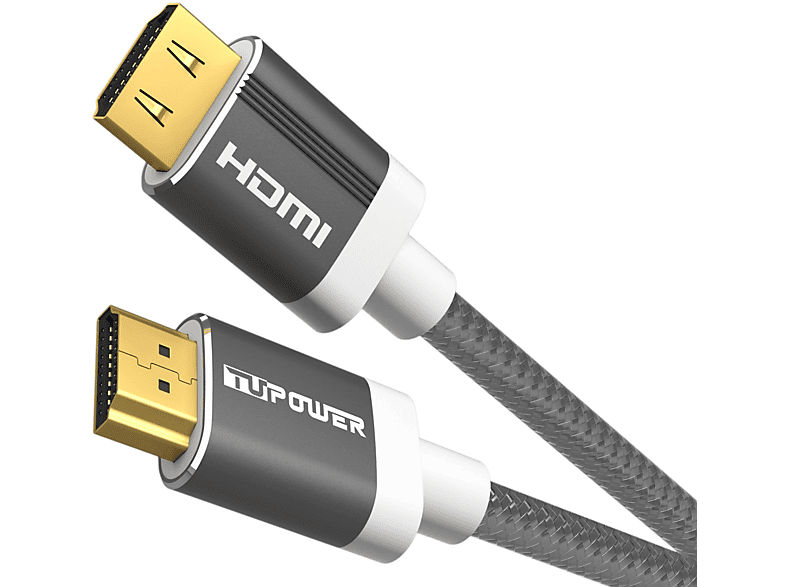 TUPOWER K40 Premium High Speed HDMI Kabel 4K DHR ARC 0,5 m kurz HDMI Kabel Premium High Speed