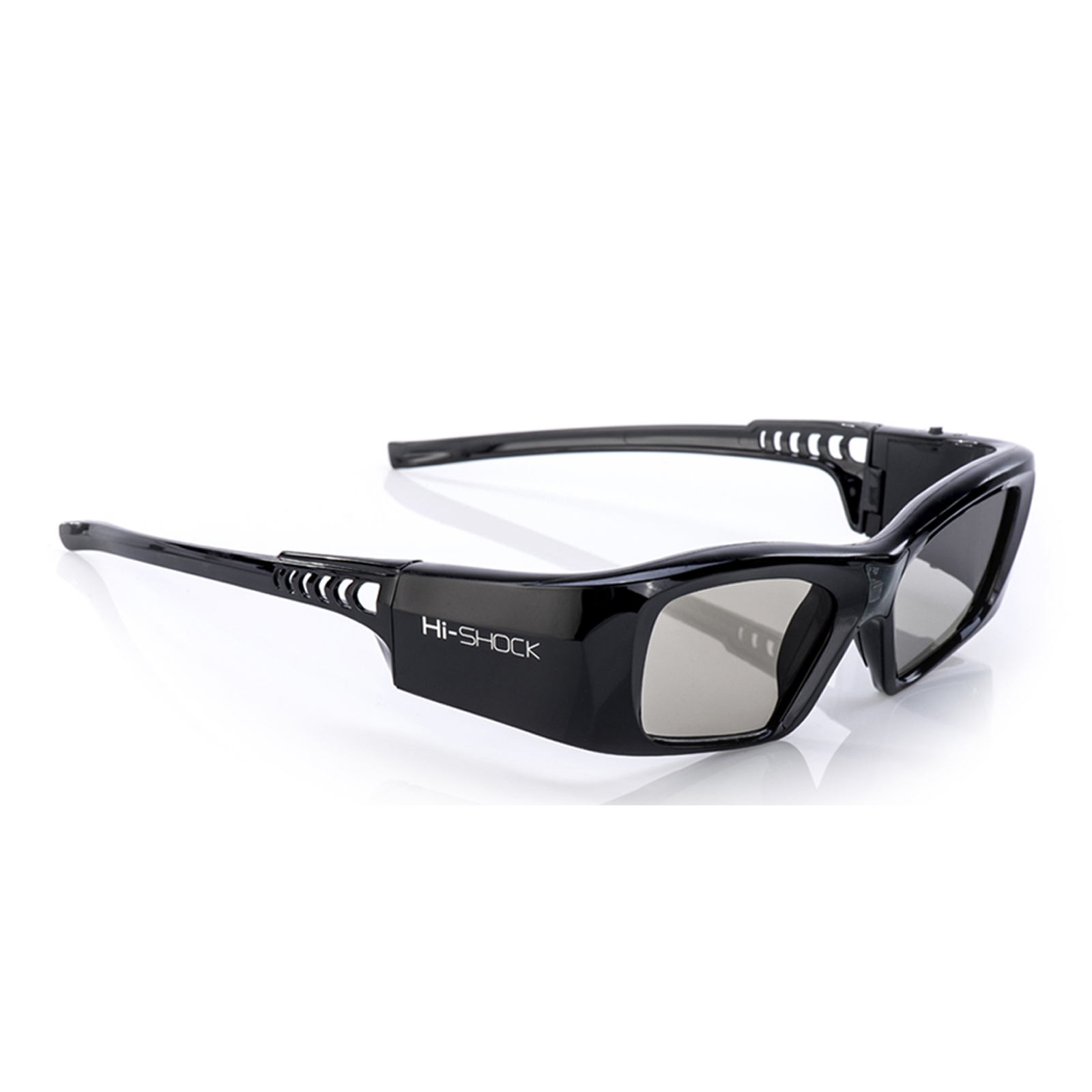 HI-SHOCK DLP für 3D - Link Diamond DLP 3D aktive schwarz Pro wiederaufladbar Black Brille Beamer 3D - Brille