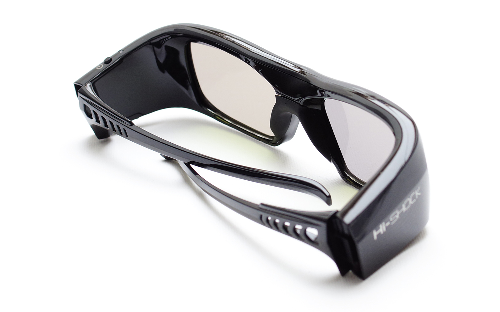 HI-SHOCK DLP Pro Black Diamond Brille schwarz - 3D Beamer für aktive Link 3D wiederaufladbar DLP Brille 3D 