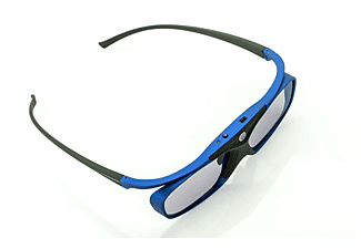 HI-SHOCK BT+RF Pro "Deep Heaven" | Aktive 3D Brille für 3D Beamer & 3DTV  - wiederaufladbar - 120 Hz 3D Brille