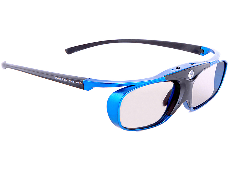 HI-SHOCK DLP Pro Blue Heaven für DLP 3D Beamer - wiederaufladbar - blau - DLP LINK 3D Brille