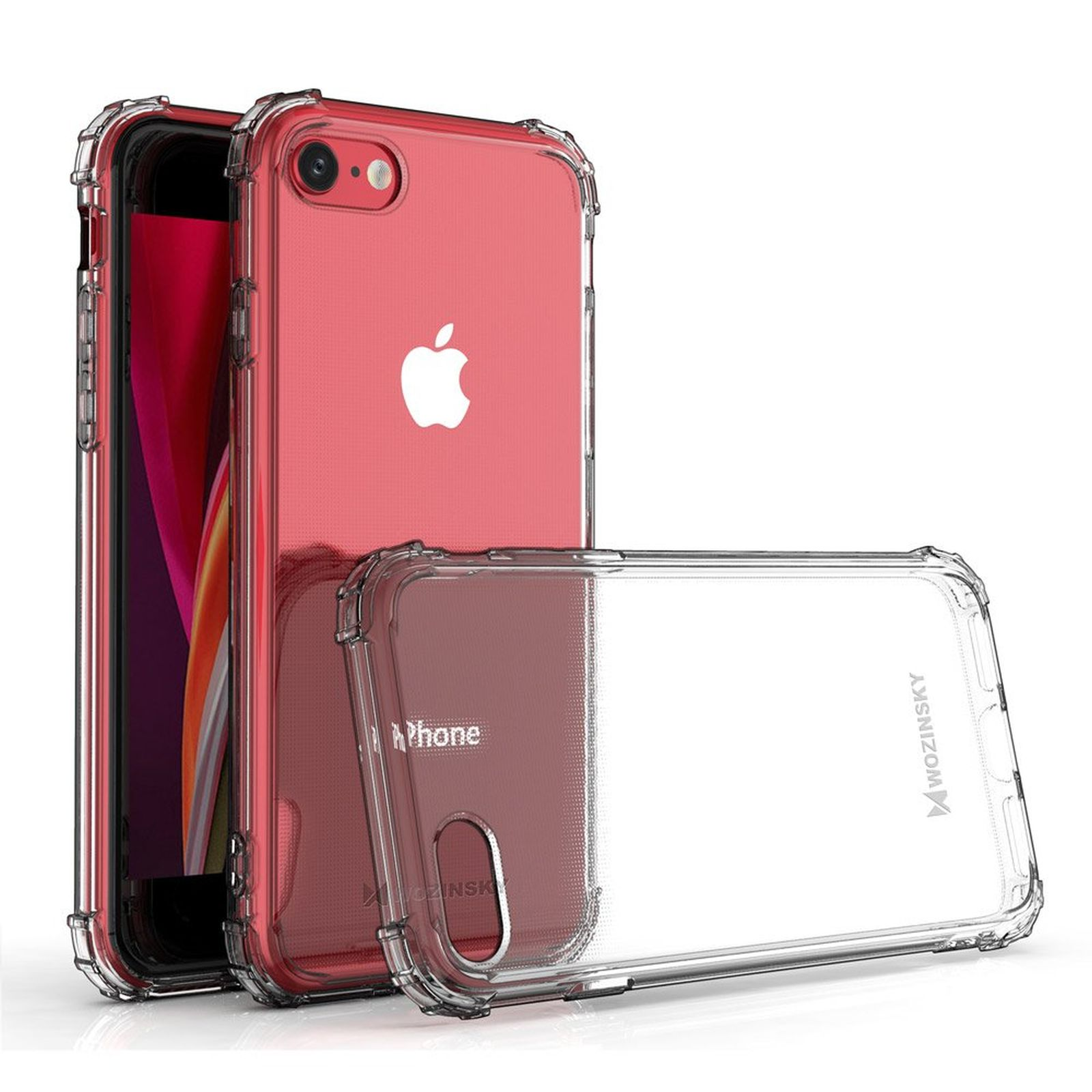 WOZINSKY Roar Transparent iPhone Bumper, Case, 8, Apple, Armor