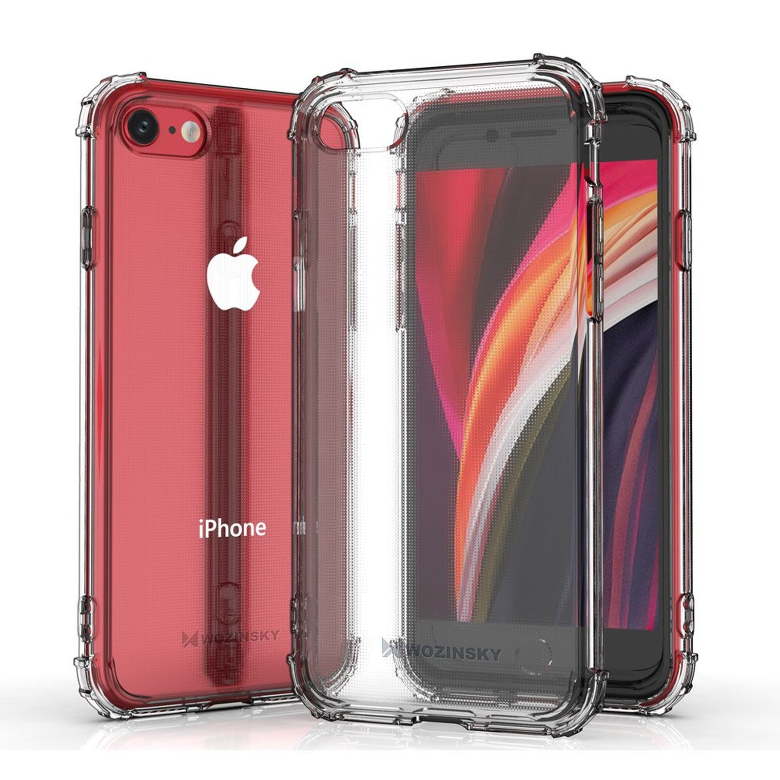 WOZINSKY Roar Transparent iPhone Bumper, Case, 8, Apple, Armor
