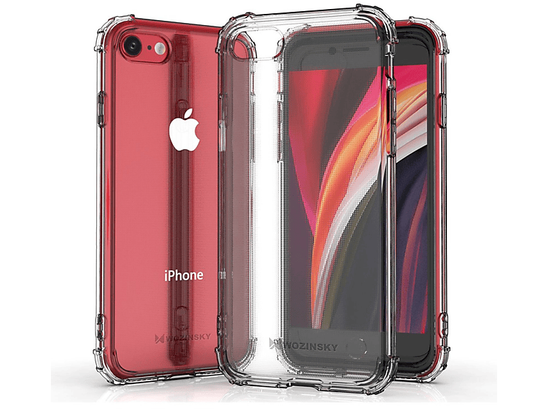 WOZINSKY Roar Apple, iPhone 8, Armor Case, Bumper, Transparent