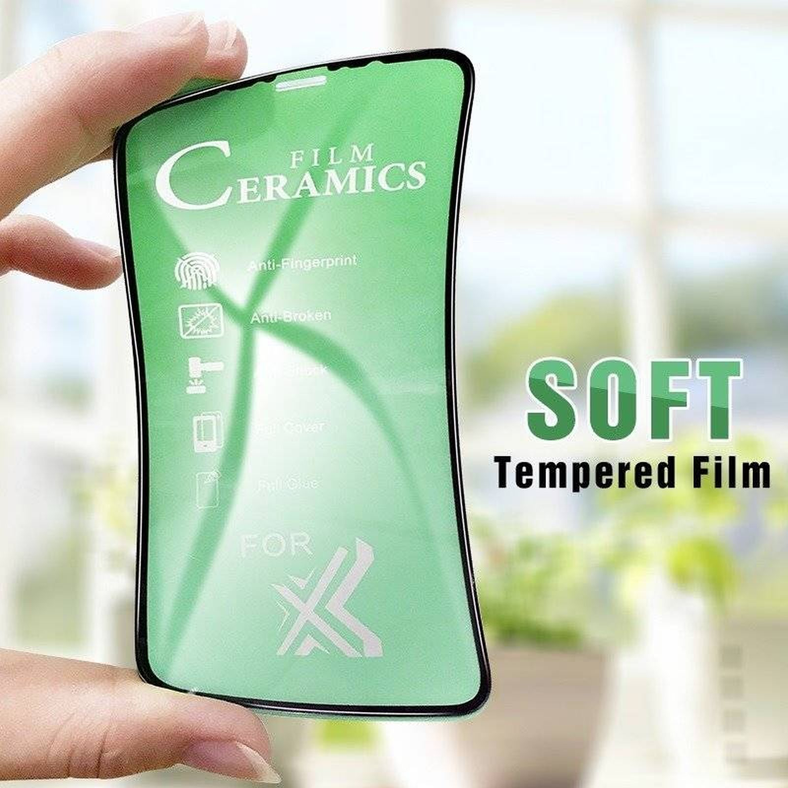 COFI 9D Premium Schutzglas Keramik Schutzglas M21) Samsung Galaxy Displayschutz(für FullCover