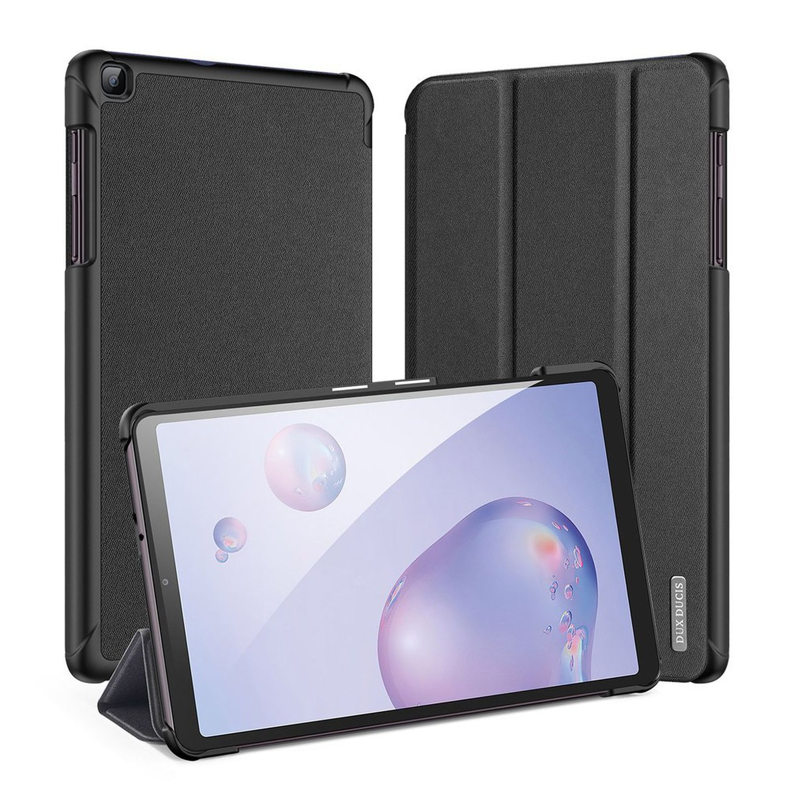 DUX DUCIS Smart Tab Bookcover Sleep Galaxy Schwarz 8.4 2020 Case Kunstleder, Samsung für A