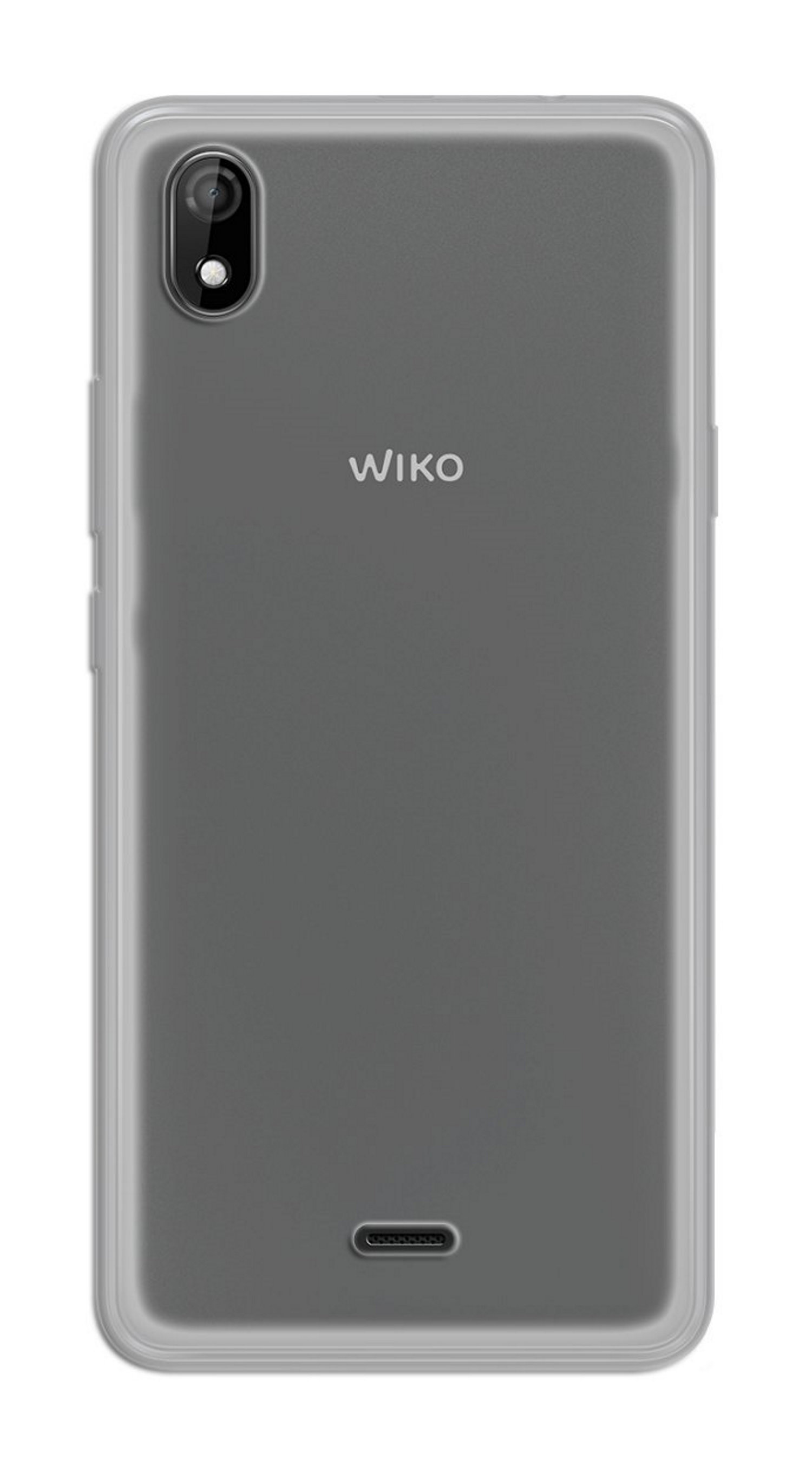 COFI Transparent, Transparent Wiko, cofi1453® Y61, mit Silikon Soft kompatibel Y61 Hülle Bumper, Cover Schutz TPU WIKO Case Handy Basic
