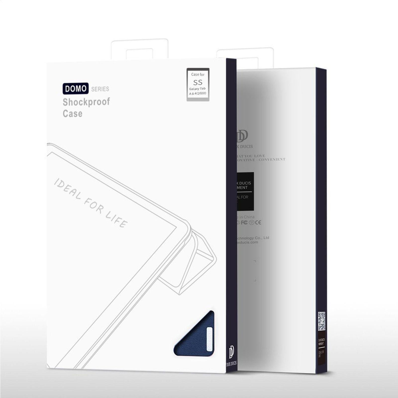 DUX DUCIS Smart Sleep Bookcover 2020 Tab Kunstleder, Galaxy Schwarz 8.4 A Samsung Case für