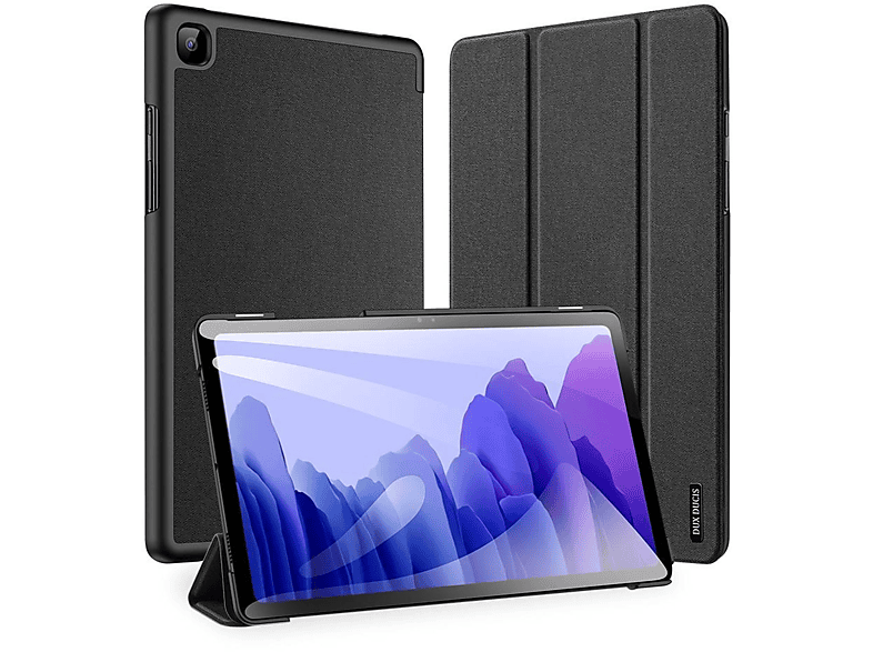 Sleep Bookcover für A7 Schwarz Kunstleder, DUCIS Case Smart DUX Galaxy Tab Samsung 2020 10.4
