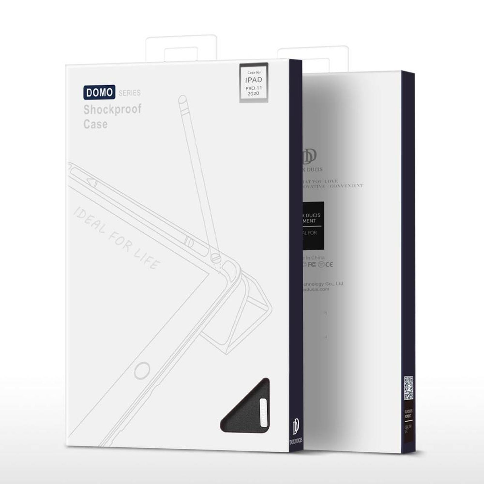 DUX DUCIS Smart Sleep Case Apple Pro Kunstleder, Schwarz für 2020) 11 Bookcover iPad Generation (4