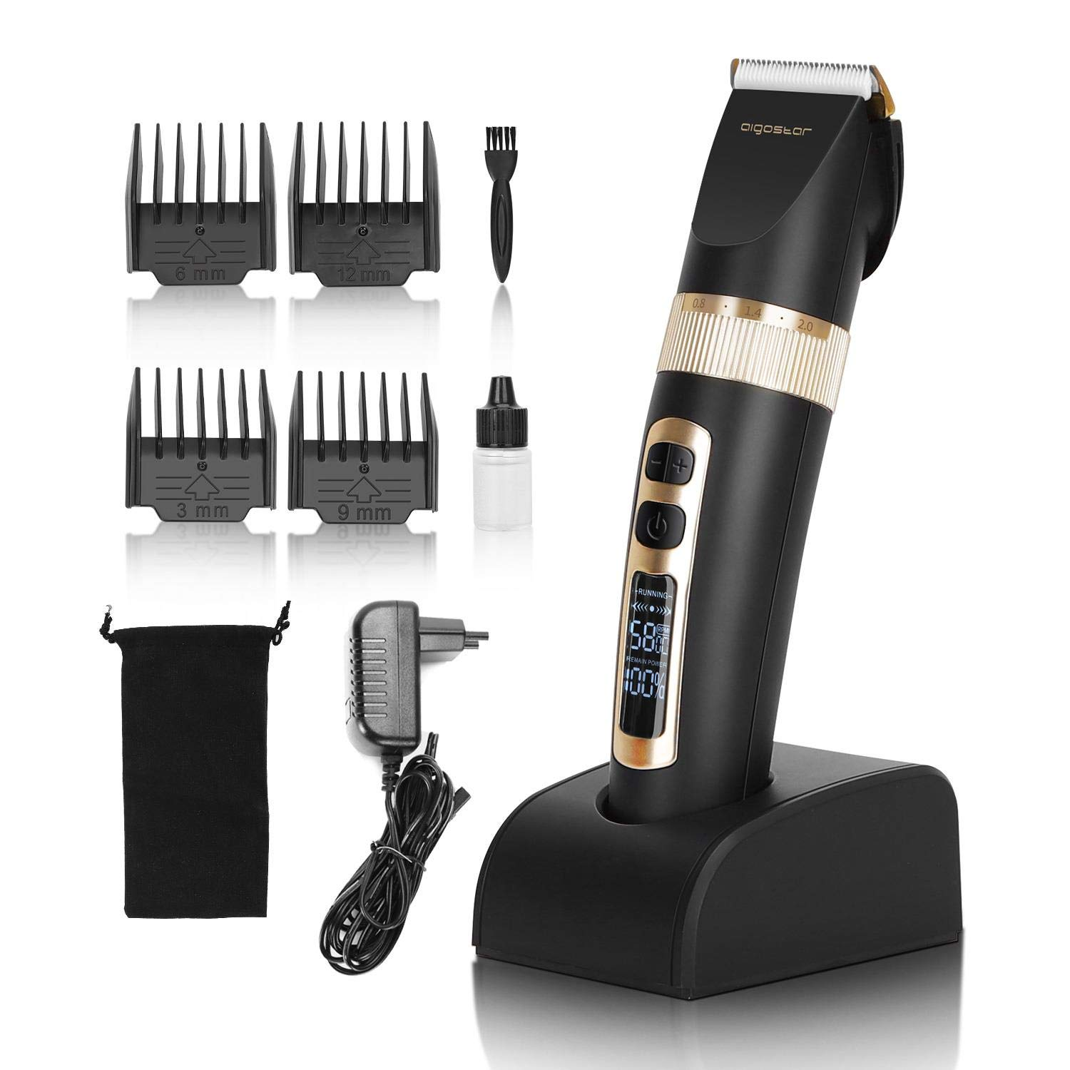 schwarz clippers Sharper hair AIGOSTAR