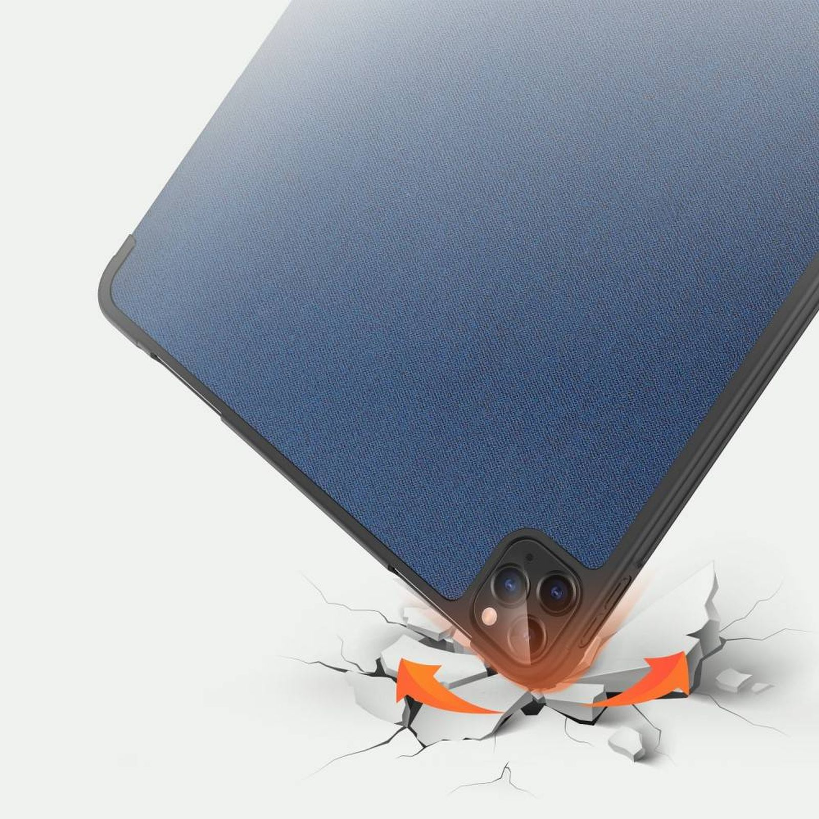 DUX DUCIS Pro 2020) Smart (4. für Kunstleder, Apple 11 Blau iPad Bookcover Generation Sleep Case
